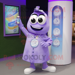 Lavender Soda Can maskot...