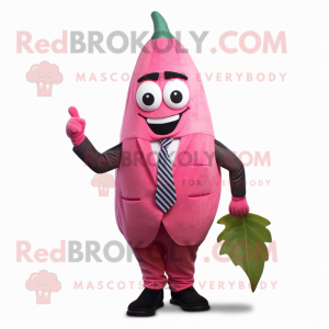 Pink Pepper maskot kostym...