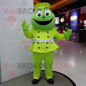 Lime Green Dim Sum mascotte...