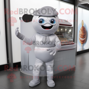 Silver Ice Cream mascotte...