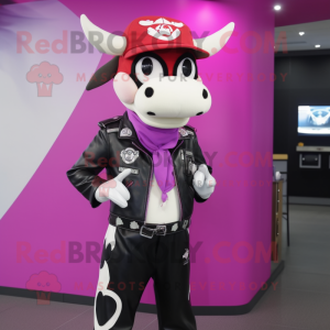 Magenta Holstein Cow...