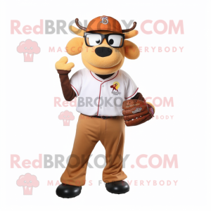 Rust Jersey Cow mascotte...