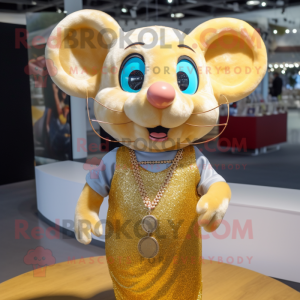 Postava maskota zlaté myši...