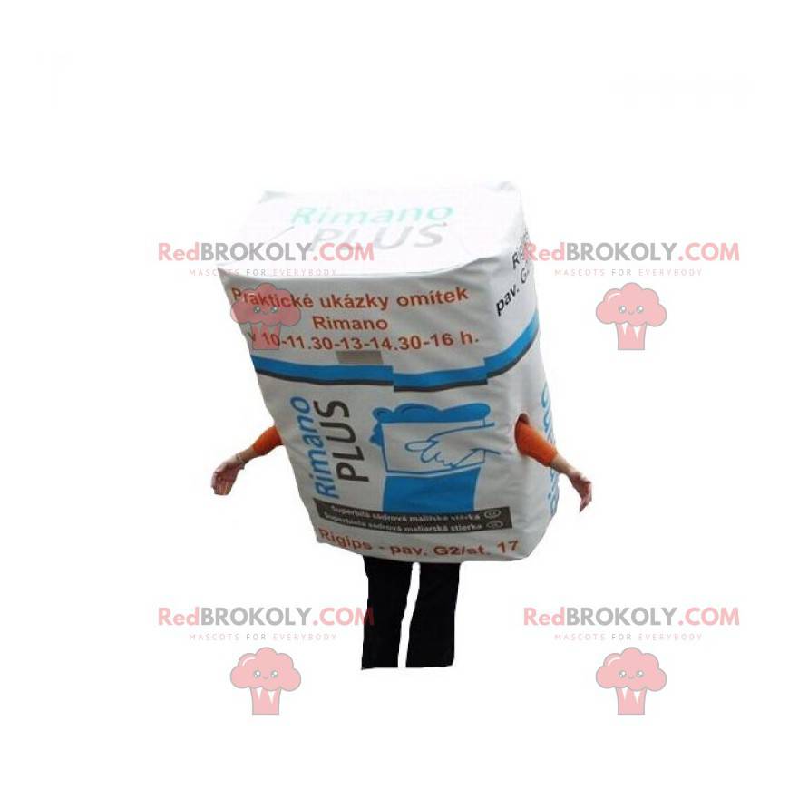 Mascotte gips coating. Bouw mascotte - Redbrokoly.com