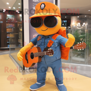 Orange Soldier maskot...