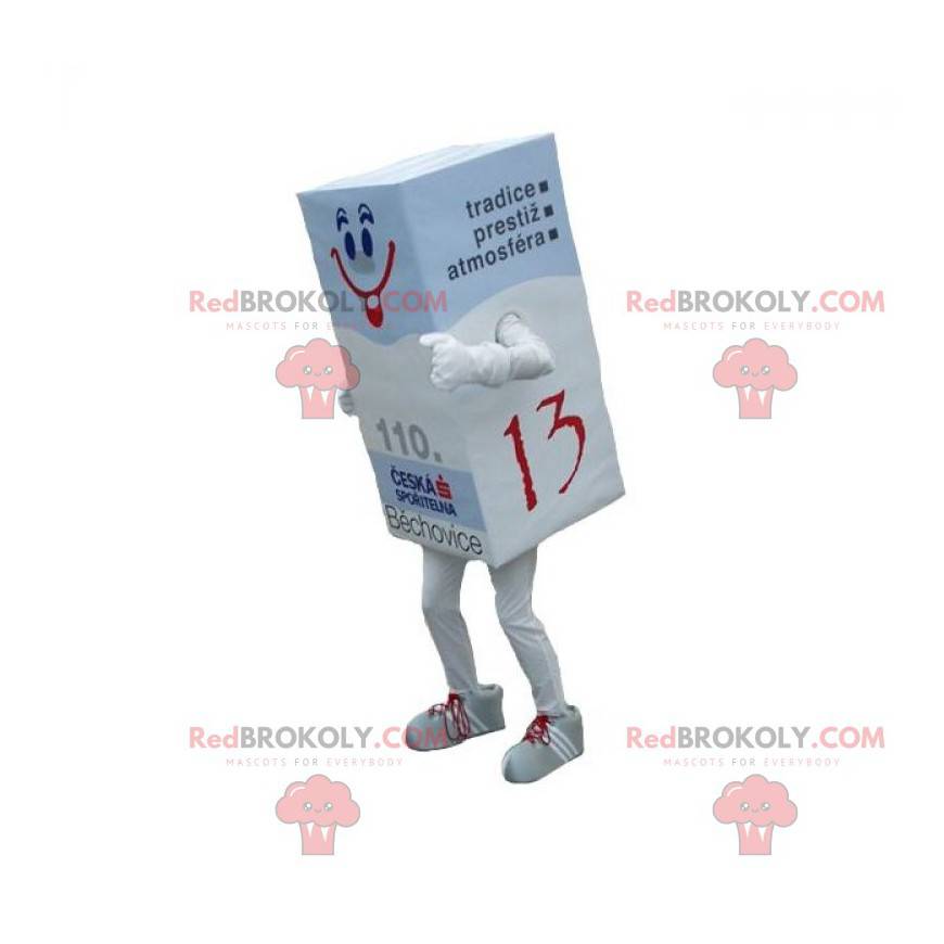 Mascot resma de papel gigante. Mascota de goma - Redbrokoly.com