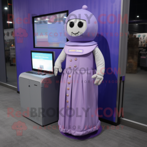 Lavendel computer maskot...