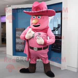 Pink Chief mascotte kostuum...