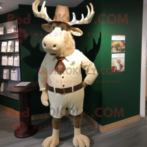 Crème Ierse eland mascotte...