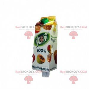 Giant fruit juice brick mascot - Redbrokoly.com