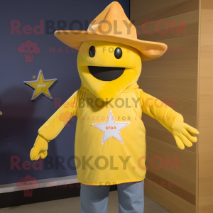 Yellow Starfish mascotte...