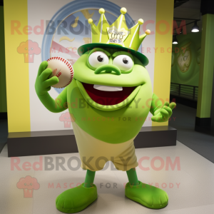 Lime Green King mascotte...