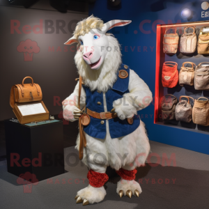  Boer Goat maskot kostym...