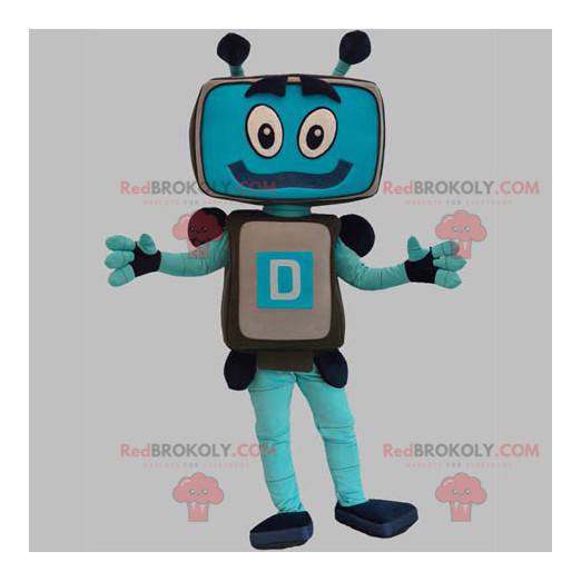 Mascota de robot de computadora de pantalla de TV -