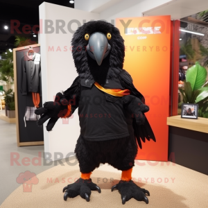 Czarna papuga w kostiumie...