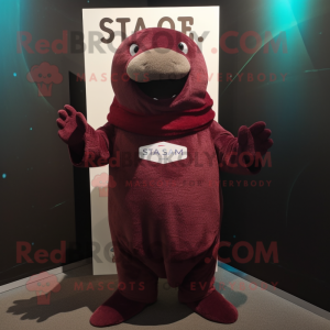 Maroon Stellar S Sea Cow...