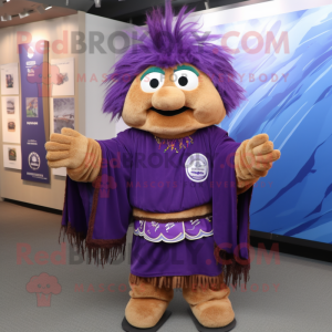 Purple Chief maskotdräkt...