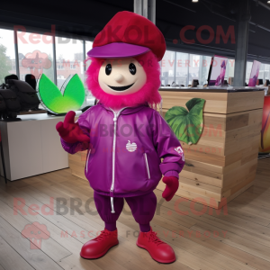 Magenta Apple mascotte...