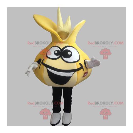 Mascotte d'oignon de gousse d'ail jaune géante - Redbrokoly.com