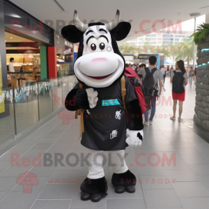 Black Holstein Cow...