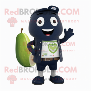 Navy Courgette mascotte...