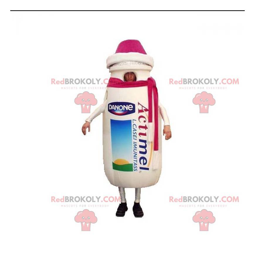 Actimel maskot. Melk drikk maskot - Redbrokoly.com