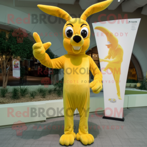 Citrongul Gazelle maskot...