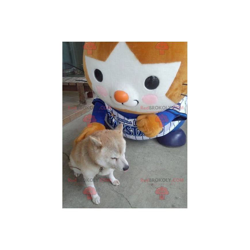 Orange and white T'choupi mascot - Redbrokoly.com