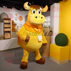 Yellow Bull mascotte...