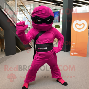 Magenta Ninja maskot...