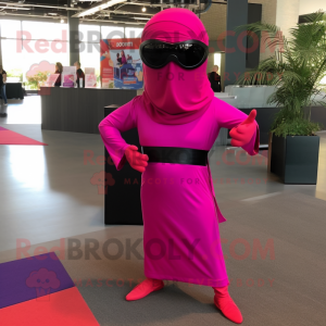 Magenta Ninja mascotte...