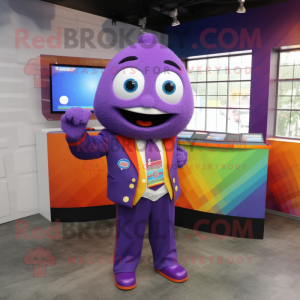 Postava maskota Purple...