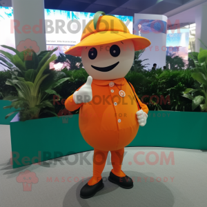 Orange Mandarin mascotte...