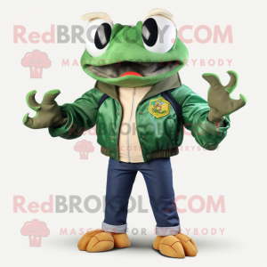 Forest Green Crab maskot...