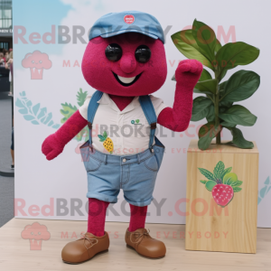 Magenta hallon maskot...