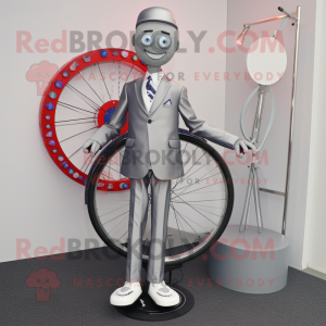 Silver Unicyclist maskot...