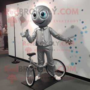 Silver Unicyclist maskot...