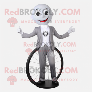 Silver Unicyclist maskot...