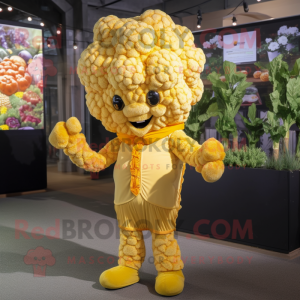 Goud bloemkool mascotte...