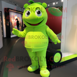 Lime Green But mascotte...