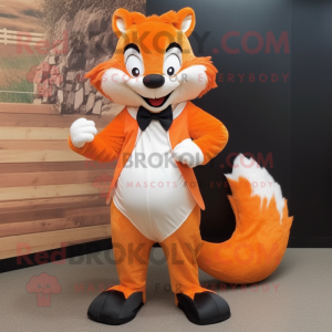 Orange Skunk mascotte...