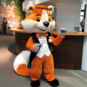 Orange Skunk mascotte...