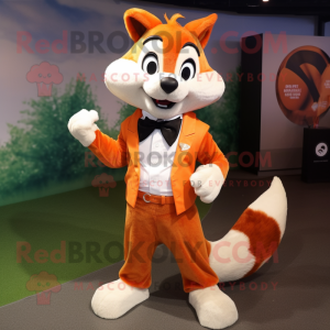 Orange Skunk mascotte...