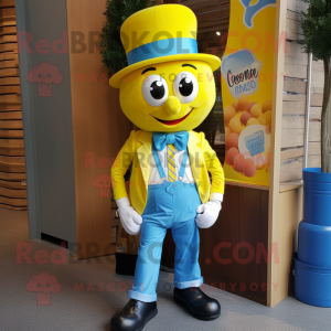 Yellow Candy mascotte...