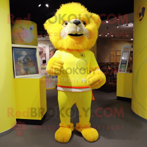 Citrongul Tamer Lion maskot...