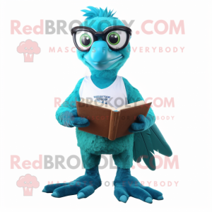 Teal Archaeopteryx mascotte...