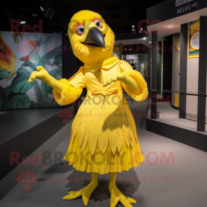 Yellow Parrot mascotte...