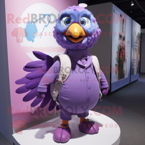 Purple Pigeon mascotte...