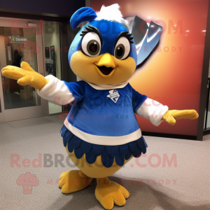 Gold Blue Jay mascotte...