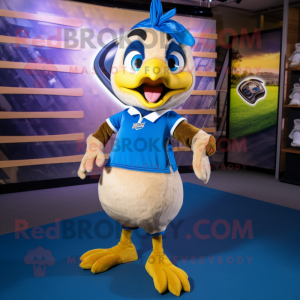 Gold Blue Jay mascotte...